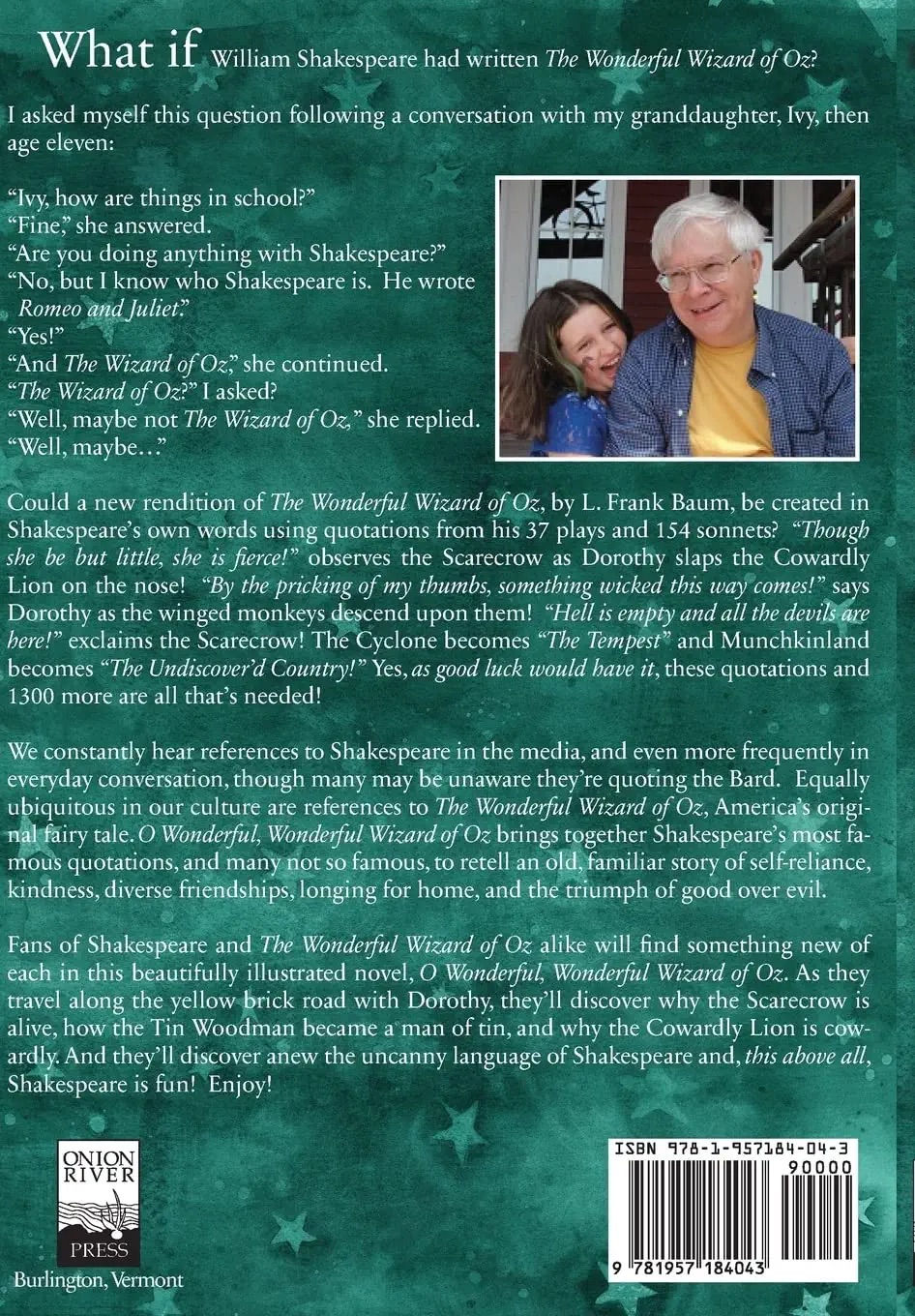 Back cover of the book